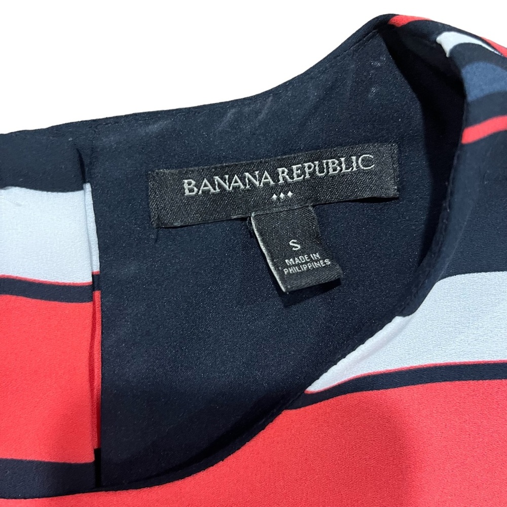 Banana Republic Striped Silky Sleeveless Top - Picture 4 of 9